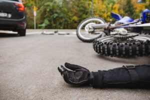 serious injuries in a motorcycle crash
